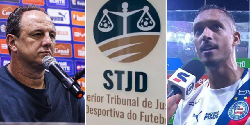 STJD marca julgamento de recurso do Bahia contra punições de David Duarte e Rogério Ceni; saiba mais