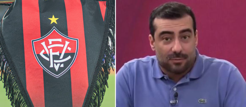 Comentarista chama Vitória de ‘pequeno’ e diz que time foi prejudicado no Brasileirão: “Passaram a mão”
