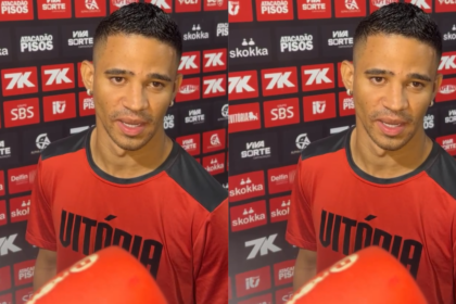 Erick celebra goleada do Vitória e projeta sequência decisiva no Barradão