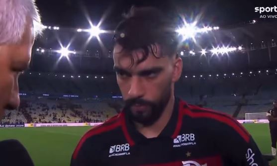 Se confundiu? Repórter da Globo ‘agradece’ jogador do Flamengo após vitória no clássico contra o Fluminense