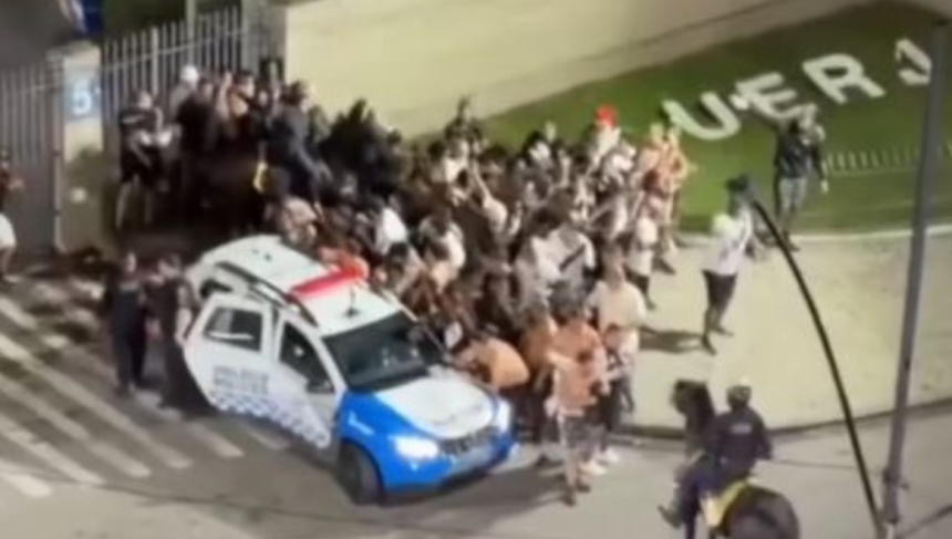 VÍDEO: Entorno do Maracanã vira cenário de guerra após clássico entre Flamengo e Vasco