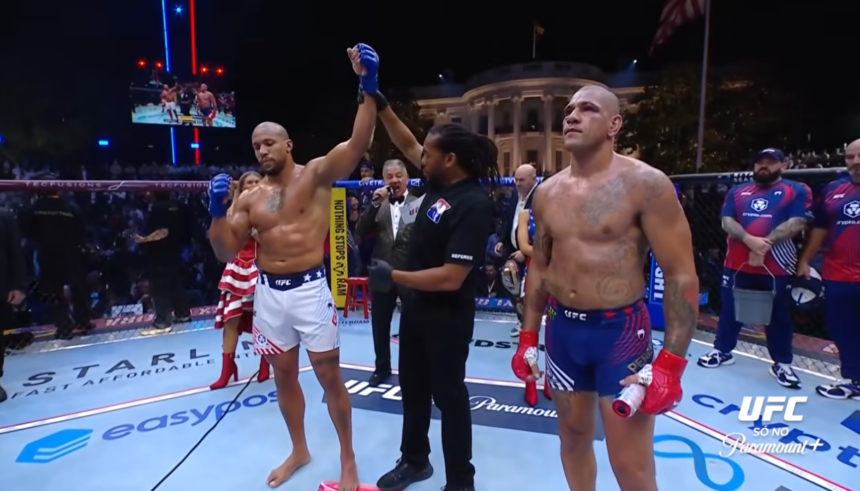 Alex Poatan é derrotado com nocaute brutal e perde o cinturão dos pesados no UFC Casa Branca; assista