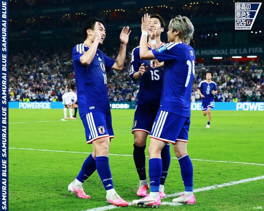 Japão passa o carro sobre a Tunísia e goleia no milésimo jogo da história da Copa do Mundo