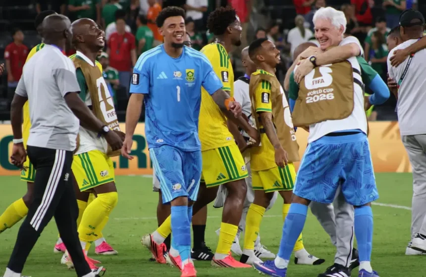 África do Sul vence a Coréia do Sul e conquista vaga no mata-mata da Copa do Mundo pela primeira vez