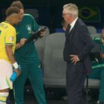 Ancelotti esclarece polêmica com Neymar e explica gesto em vitória do Brasil