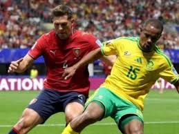 África do Sul domina no segundo tempo e fica no empate com a Tchéquia pela Copa do Mundo