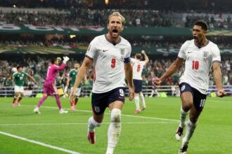 Em jogo frenético, Inglaterra derruba o México em casa e avança às quartas de final da Copa do Mundo