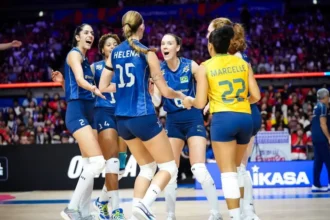 Brasil bate Japão e se recupera após primeira derrota na Liga das Nações de Vôlei feminino