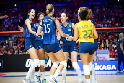 Brasil bate Japão e se recupera após primeira derrota na Liga das Nações de Vôlei feminino