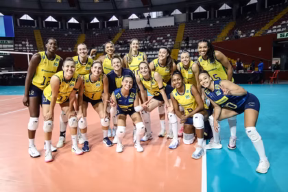 Após vice-campeonato da VNL, time “B” do Brasil vence a Colômbia e conquista a Copa Sul-Americana