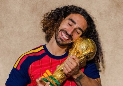 Atleta cumpre promessa e tatua rosto do treinador da Espanha após conquista do mundial