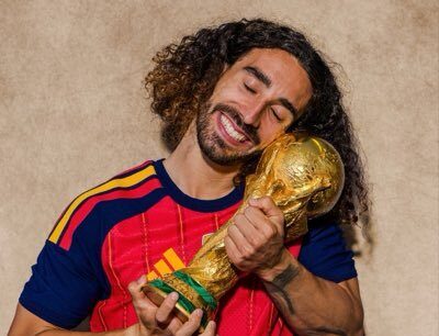 Atleta cumpre promessa e tatua rosto do treinador da Espanha após conquista do mundial