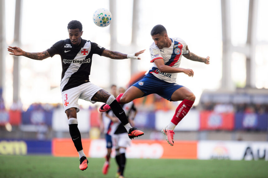 Bahia tem gol anulado e fica 0 a 0 com o Vasco da Gama pelo Campeonato Brasileiro