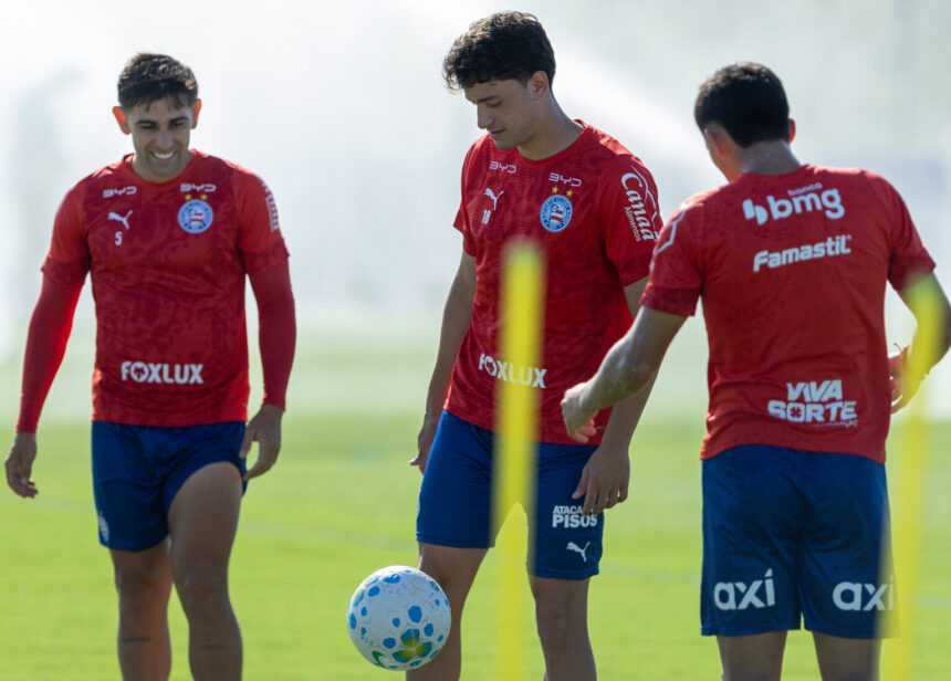 Após folga, Bahia retoma atividades para enfrentar o Palmeiras