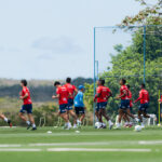 Bahia realiza mais um dia de atividades em preparação para enfrentar o Palmeiras