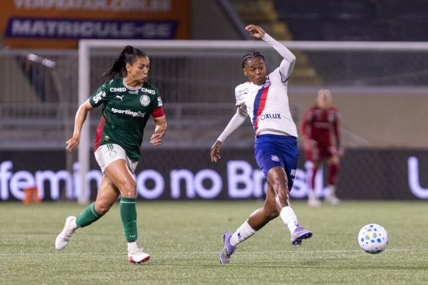 Bahia vence o Palmeiras e avança para as semifinais do Brasileirão Feminino