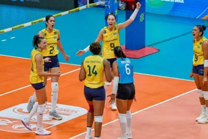 Brasil vence o Sul-Americano de Vôlei feminino e garante vaga nos Jogos de Los Angeles em 2028