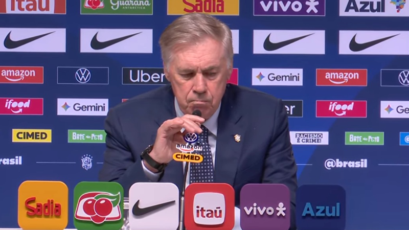 Ancelotti realiza a sua primeira convocação para o novo ciclo da Seleção Brasileira