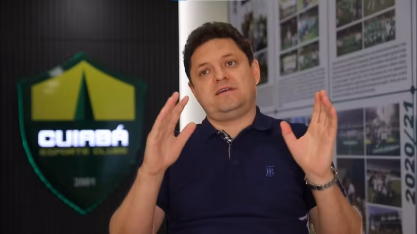 Presidente de clube demonstra apoio a Fábio Mota e detona o Grêmio por dívidas