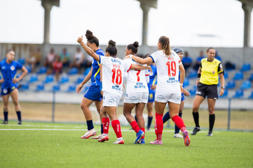 Bahia vence o Jacobina com autoridade em partida de ida pelas semifinais do Campeonato Baiano feminino