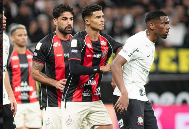 Vitória sai na frente mas sofre empate do Corinthians na Neo Química Arena e segue sem vencer fora de casa