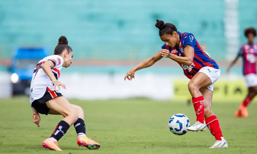 Bahia x São Paulo: Saiba onde assistir, prováveis escalações e mais detalhes sobre o confronto pela Copa do Brasil feminina